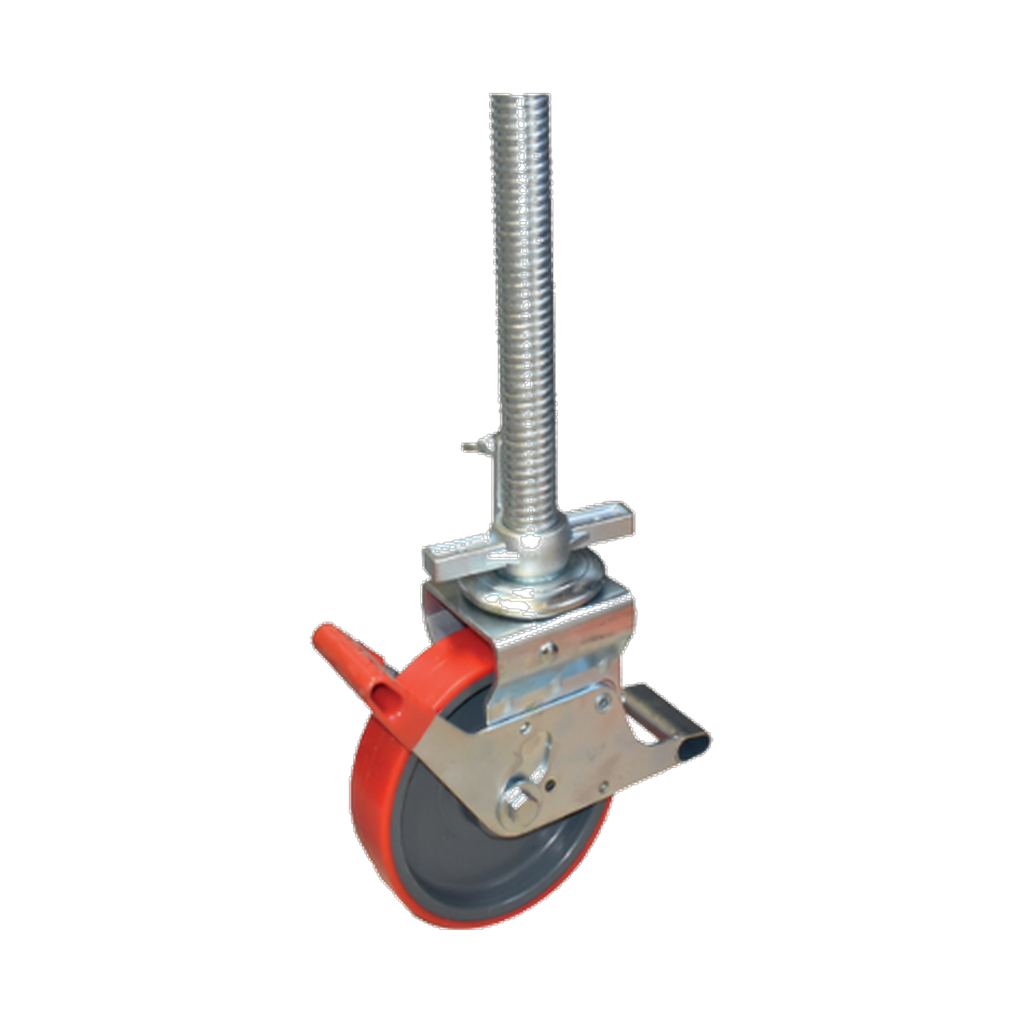 [ROP900] Roue orientable polyurethane + verin 900KGS