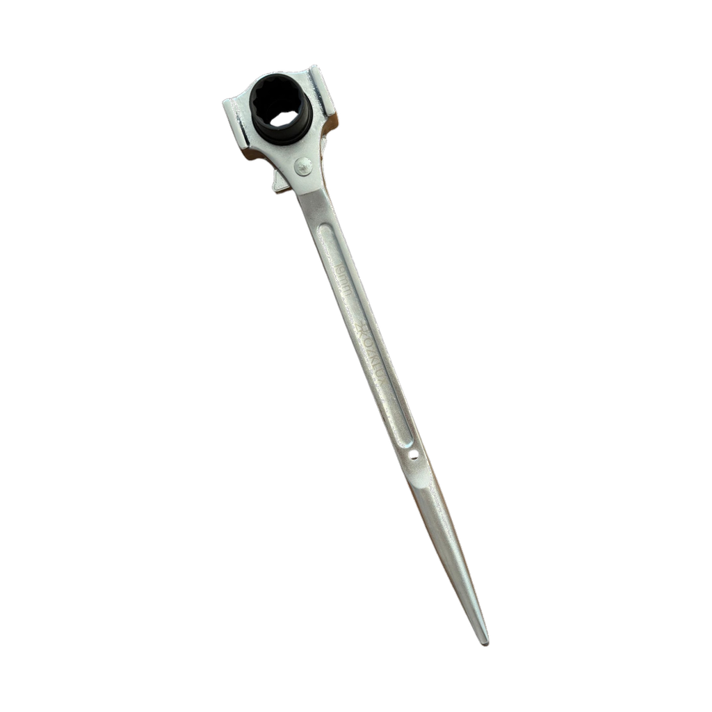 Clé échafaudage 19×22 – Type marteau chrome 310 mm