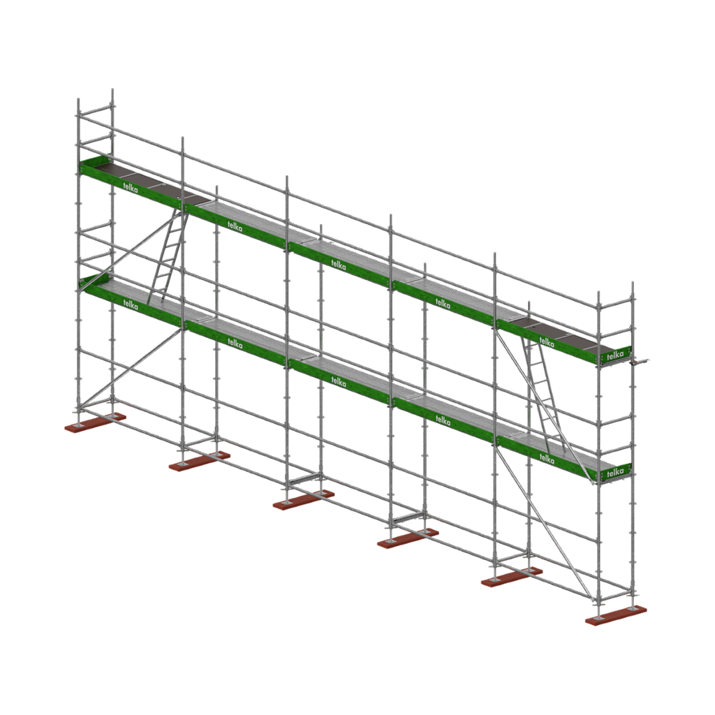 [PG10053UNIX] Pakket 100 m² UNICO X gegalvaniseerd · 5 × 3,07 m · hoogte 6,5 m