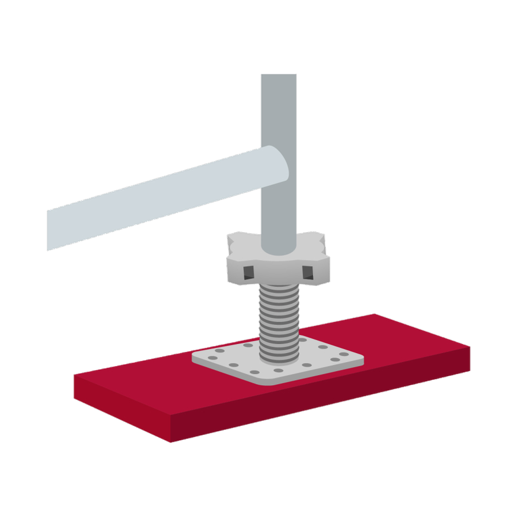 [T0001.110] Assise de l’échafaudage avec ferrure