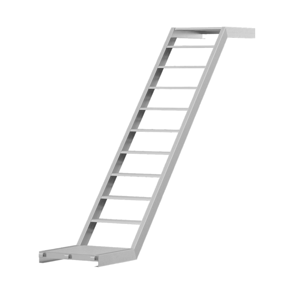[T2601.307] Escalier AL 3,07M / T.L / Garde-corps intérieur AL 3,07M / T.L
