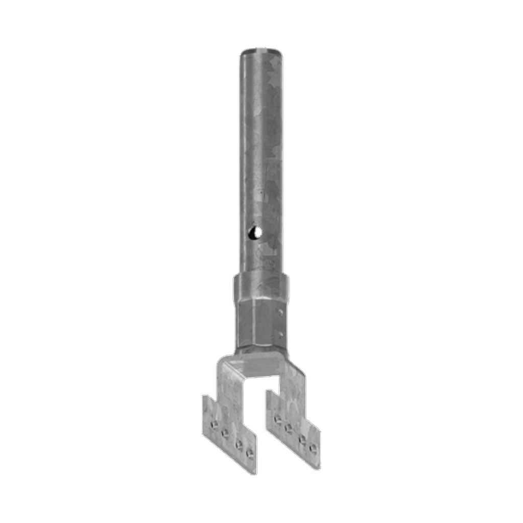 [T6511.000] Buisverbinding met halfkoppeling voor U-profiel / UNICO X / TELKA